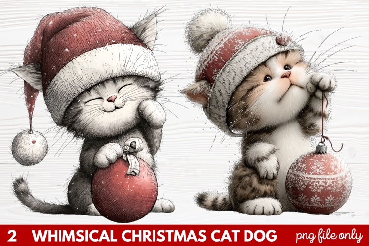 Christmas Dog Clipart Image 9