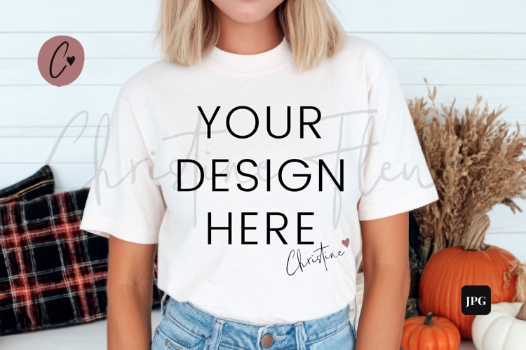 White Tshirt Mockup Image 4