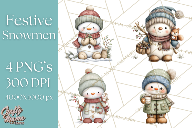 Snowman PNG Image 7