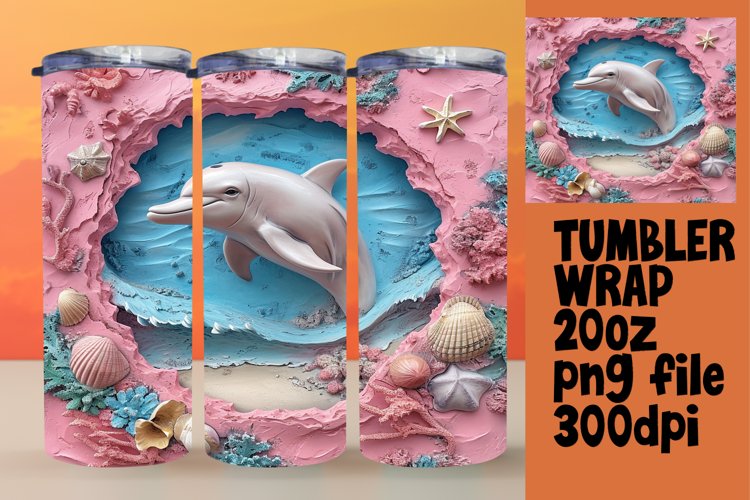 Mesmerizing Sea Adventure Tumbler Wrap - Sublimation