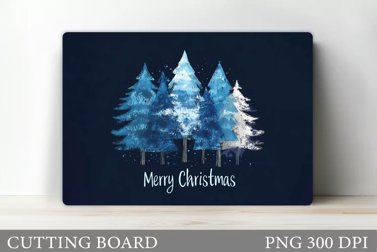 Christmas Tree Cutting Board. Christmas Tree Sublimation