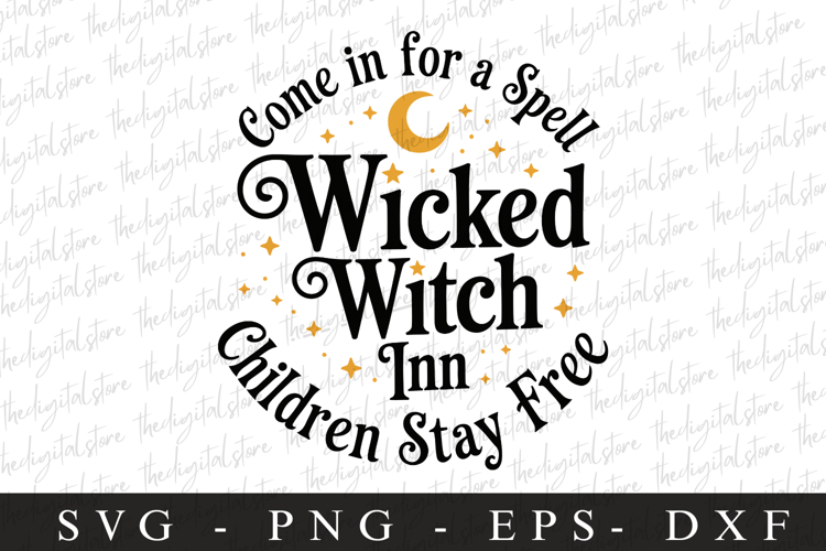 Come In For A Spell Wicked Witch Inn Svg | Halloween Svg