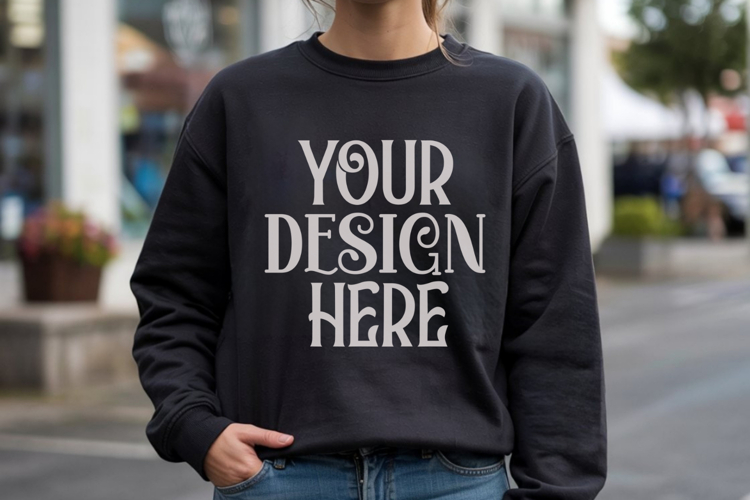 Gildan 18000 Sweatshirt Model Mockups