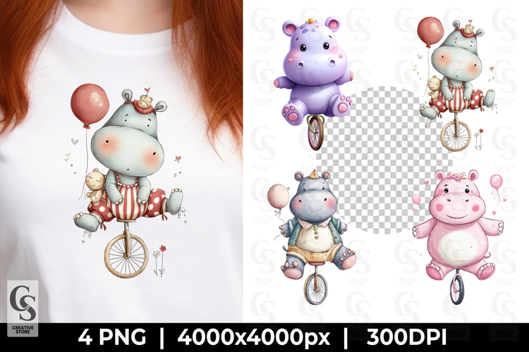 Hippo Illustration Image 3