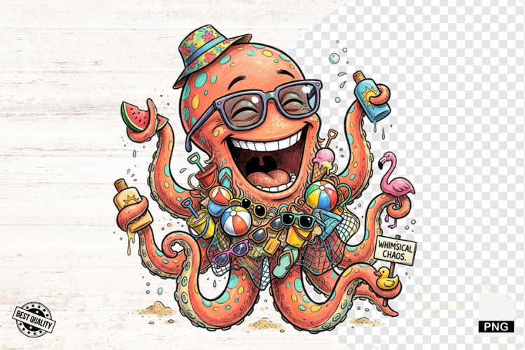 Octopus Cartoon Image 3