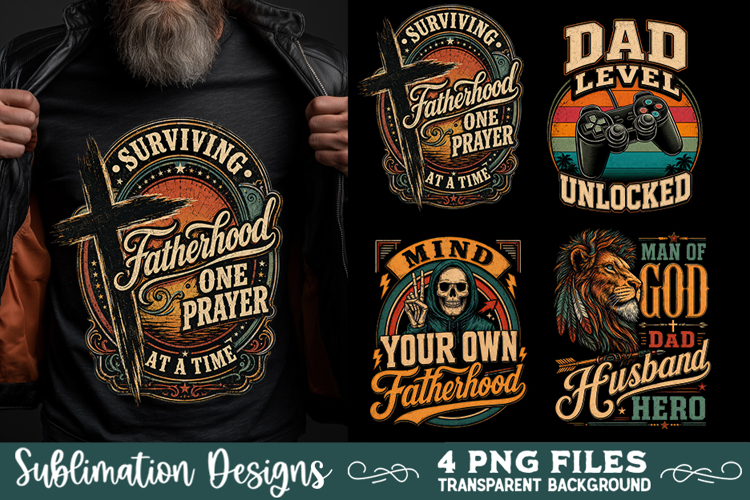 Dad sublimation PNG, Father 4 PNG, Fathers day PNG