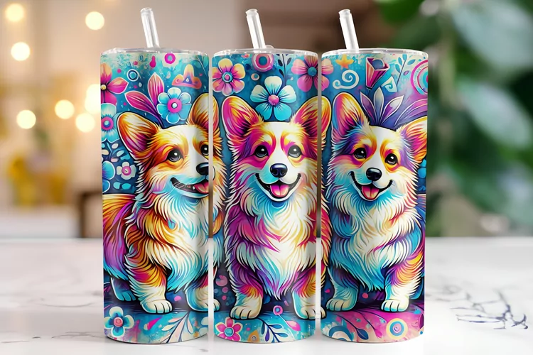 Dogs Tumbler Wrap | Sublimation | Tumblers