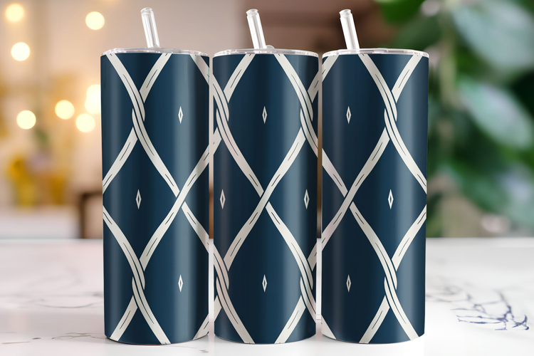 Lattice Pattern Tumbler Wrap | Sublimation | Tumblers