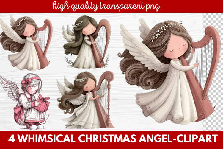 Christmas Angel Clipart Image 12
