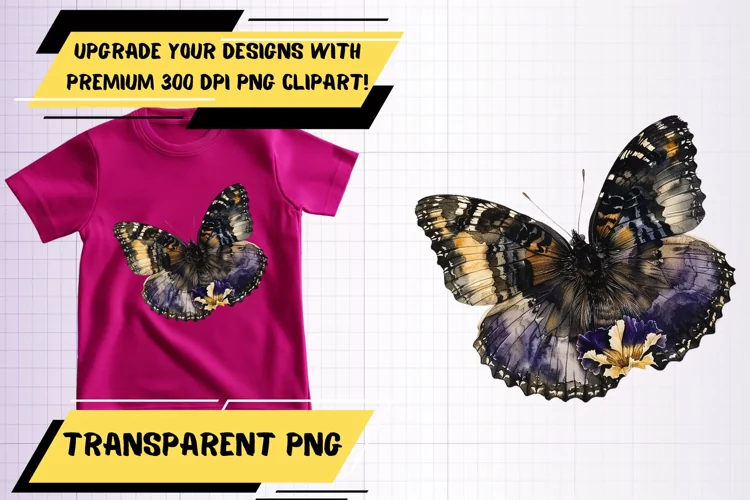 Springtime Soiree: Butterfly Sublimation Design