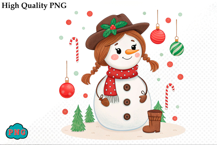 Christmas Cactus and Cow Boy Boots PNG