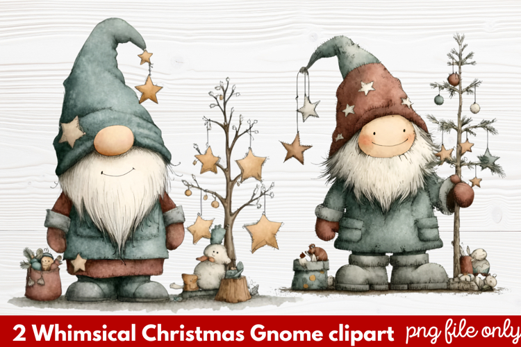 Cute Gnome Clipart Image 7