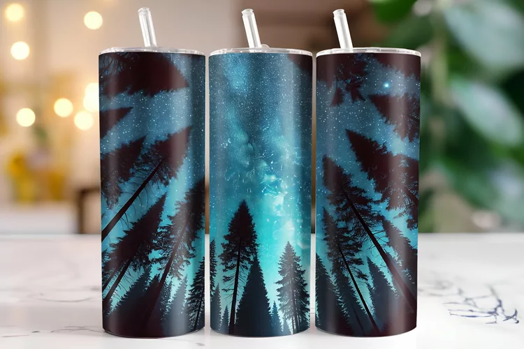 Starry Night Tumbler Wrap | Sublimation | Tumblers