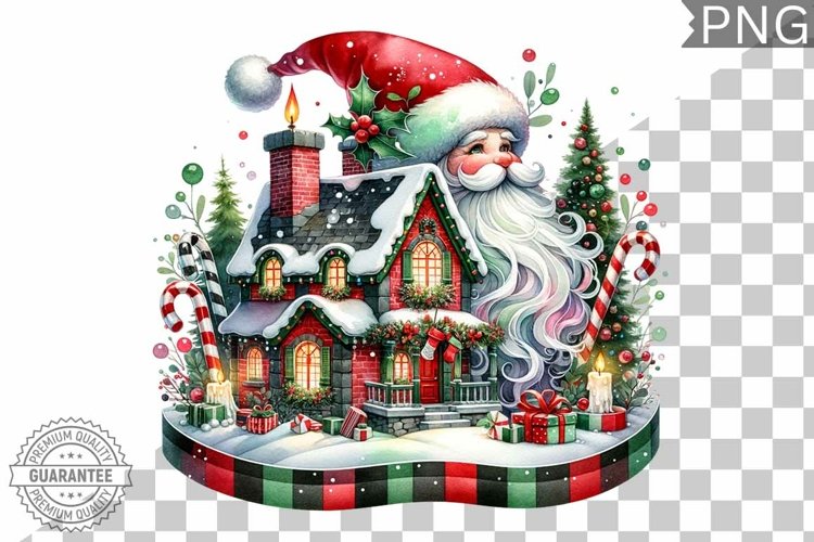 Santa Christmas Clipart Image 17