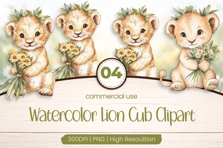 Cute Lion Clipart