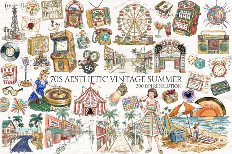 Beach Summer Clipart Image 15