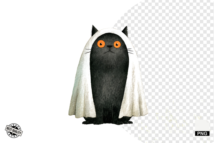 Halloween Black Cat Clipart