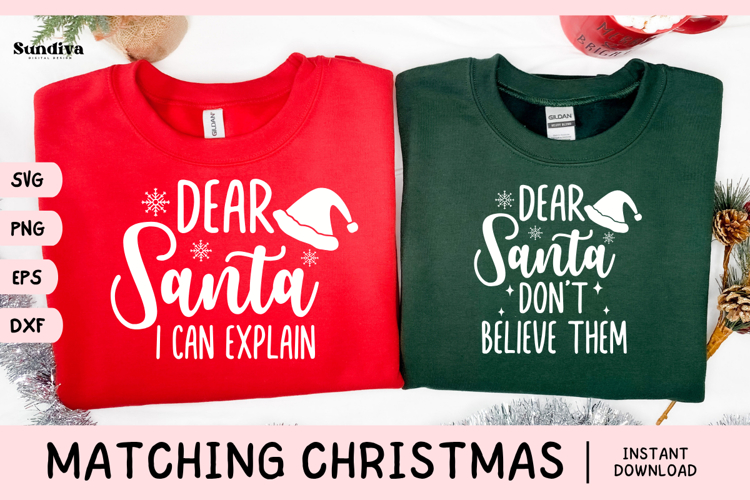 Matching Christmas Quote SVG | I Can Explain