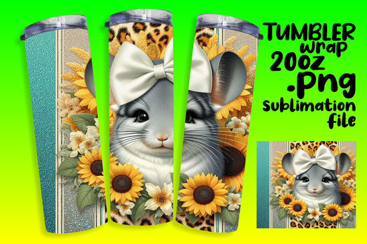 TRENDY 20oz Sublimation Artwork , Cute Animals