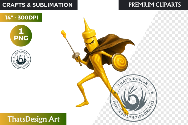 Fantasy Food Characters RPG Clipart PNG Graphics