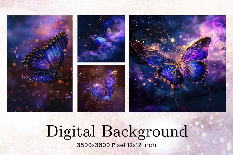Butterfly Scrapbook Paper Image 7
