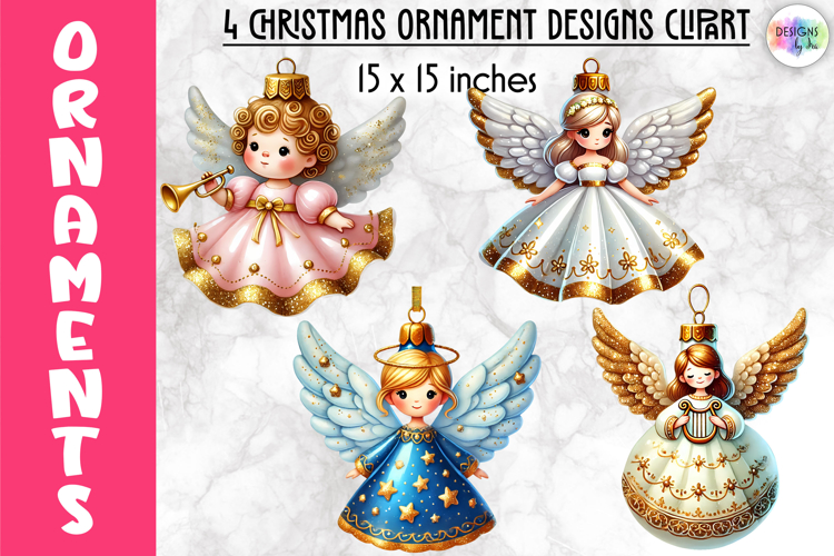 Christmas Ornaments Clipart, Christmas Tree Baubles PNG