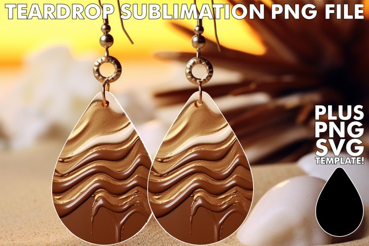 Kaleidoscope Teardrop Earrings: 3D Artistry