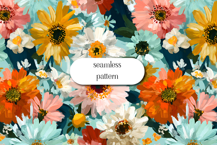 Floral Seamless Pattern Image 14