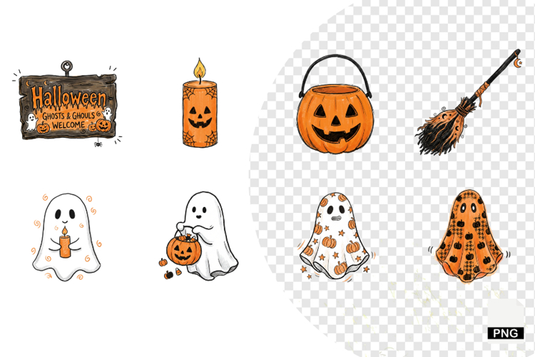 Doodle Halloween Clipart