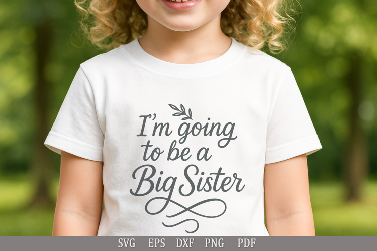 Cute Design for Girls T-Shirts and Sibling Celebration Gift