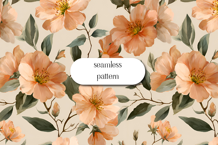 Floral Seamless Pattern Image 13