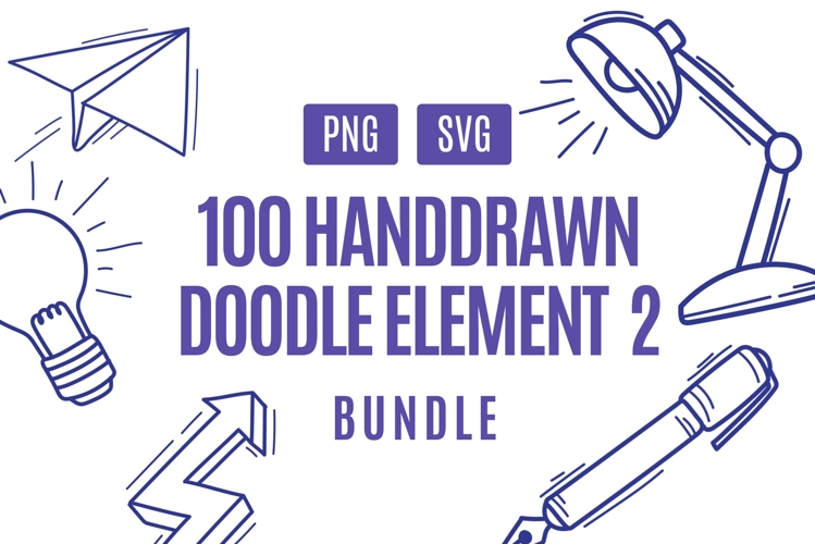 100 Sketch Doodle Illustration Set 02