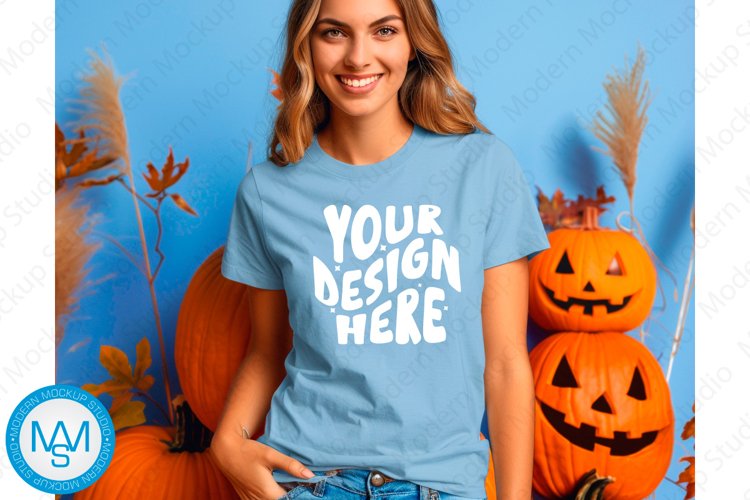 White Tshirt Mockup Image 14