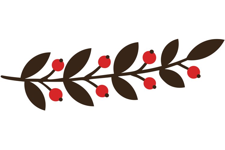 Christmas Floral Svg Image 8