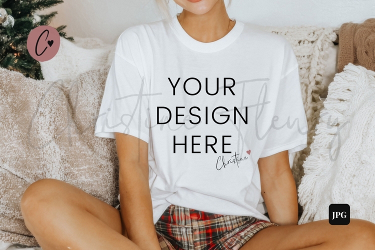 White Fall Shirt Mockup