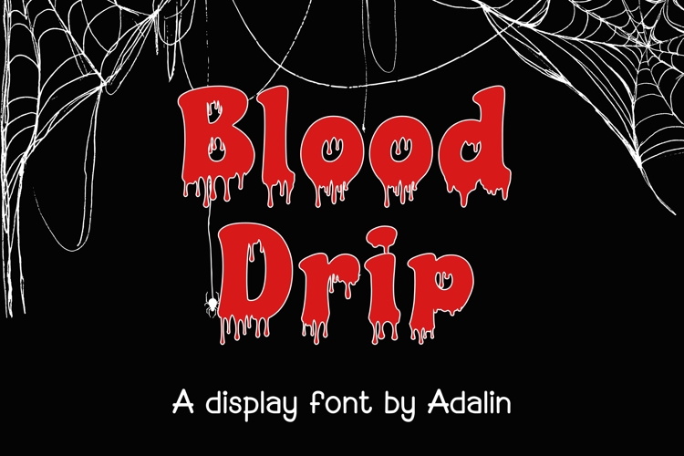 Blood Dripping Fonts