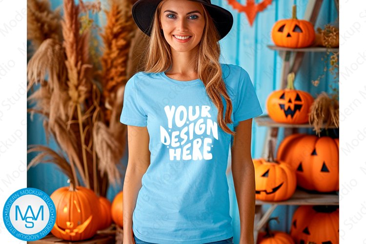 White Tshirt Mockup Image 11