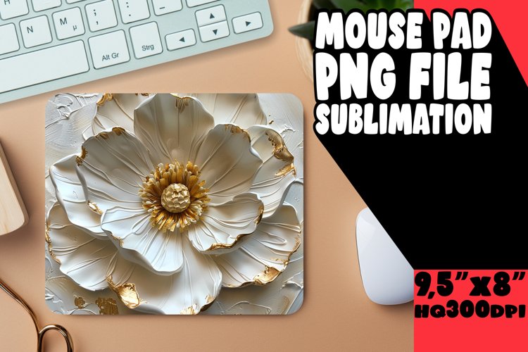 Enchanted Garden: Sublimation Mouse Pad Designs Design PNG