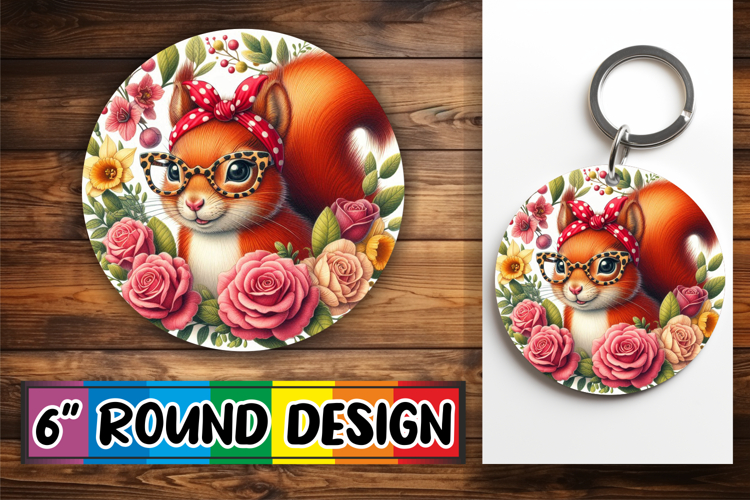 Whimsical Round Design Ornaments, Cute Animals