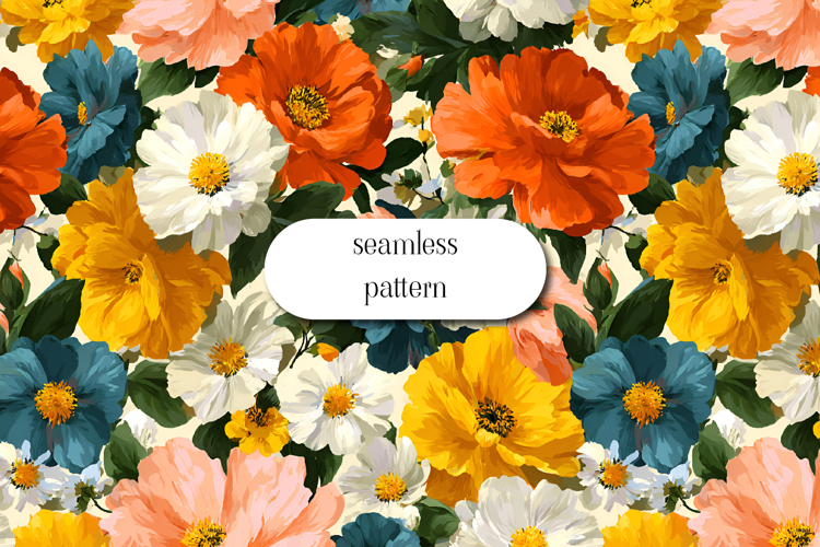 Floral Seamless Pattern Image 10