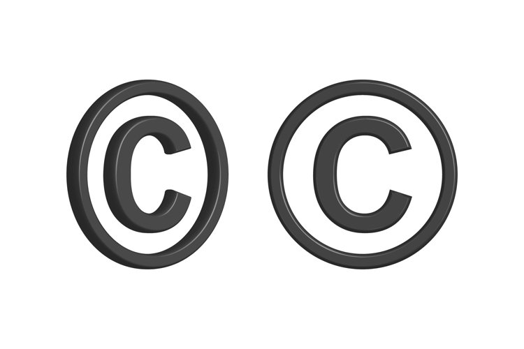 Copyright symbol, copyright logo icon. Vector stock (2216903