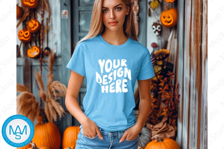 White Tshirt Mockup Image 10