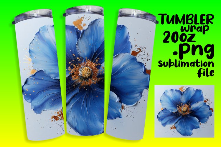 Spring Blossom Bliss: Sublimated Tumbler Design