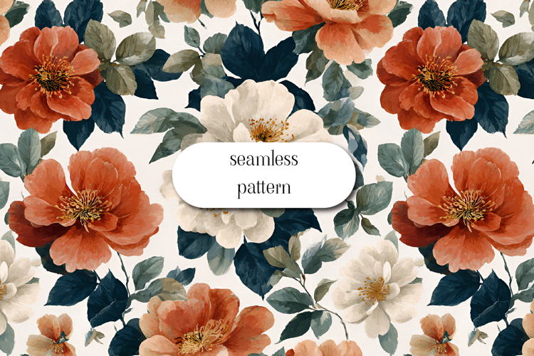 Floral Seamless Pattern Image 8