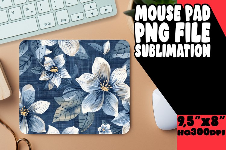 Country Chic Cow Sublimation Mouse Pads