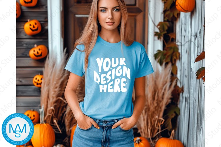 White Tshirt Mockup Image 8