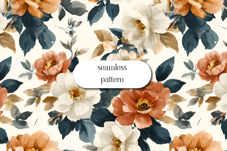 Floral Seamless Pattern Image 7