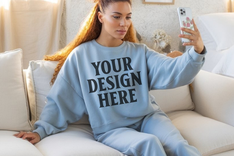 Sweatsuit Mockup Image 21