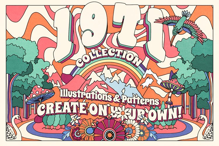 Rainbow Graphic Image 3