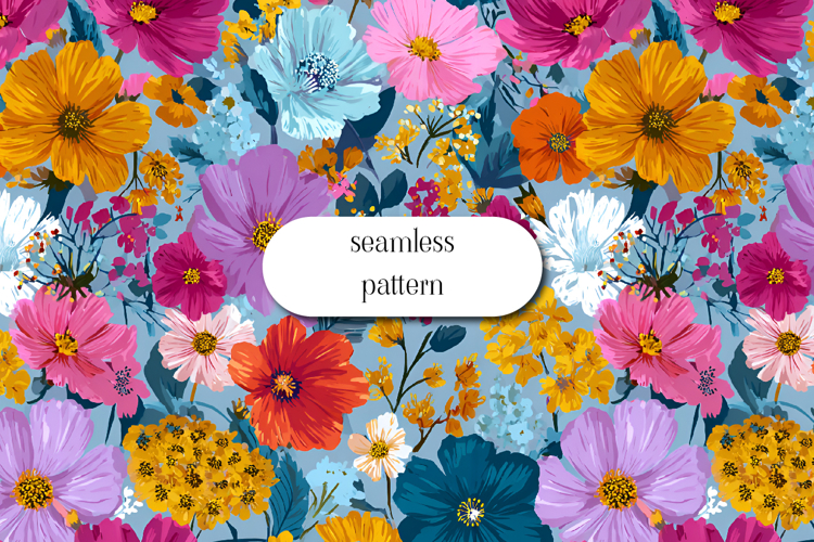 Floral Seamless Pattern Image 6